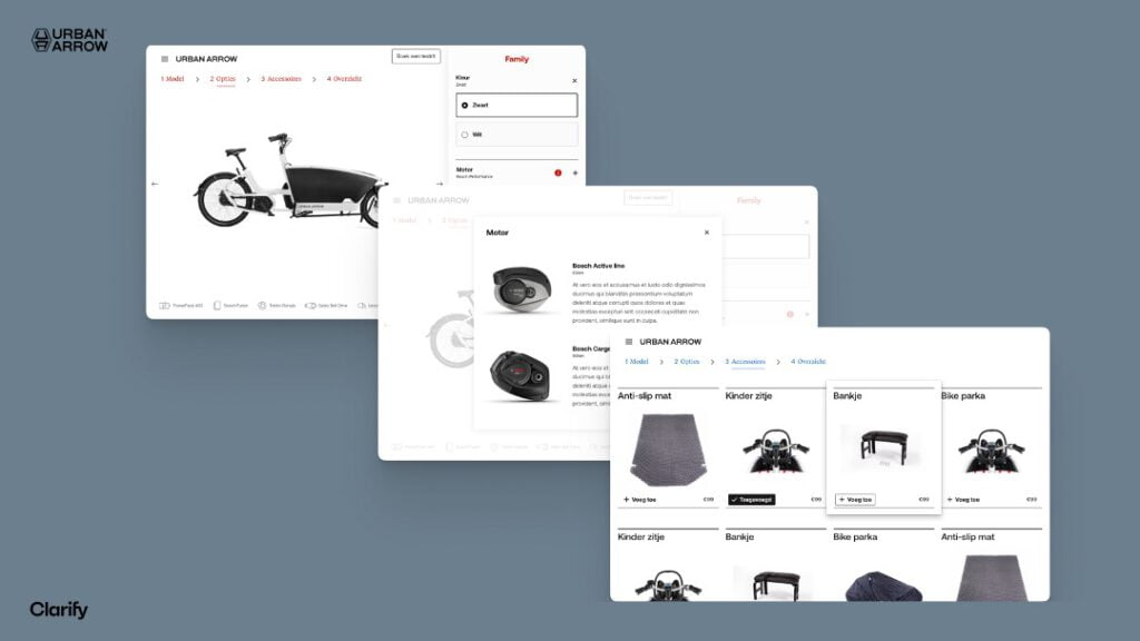 Applicatie voor Urban Arrow