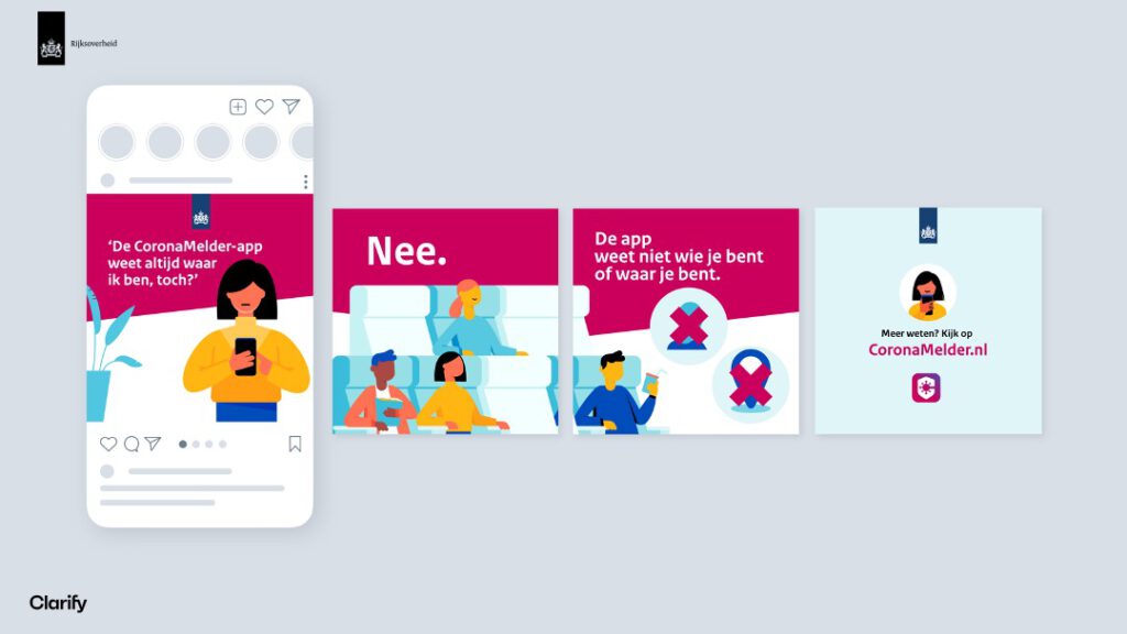 CoronaMelder-app voor de Rijksoverheid